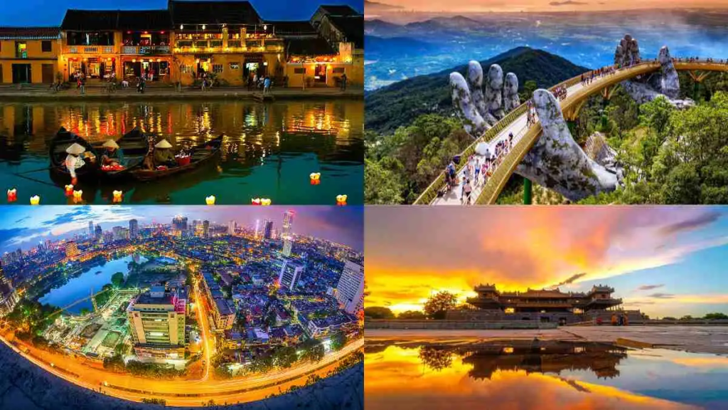 Da Nang and Hoi An travel collage